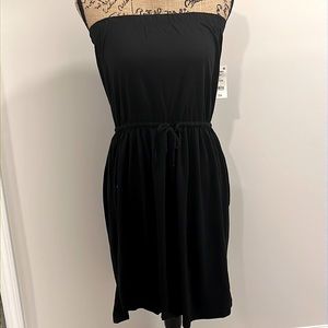 NWT JOE strapless dress, size M black color